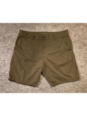 Roark Adventure Shorts Men’s 36 – Olive Green (Flaws Noted)